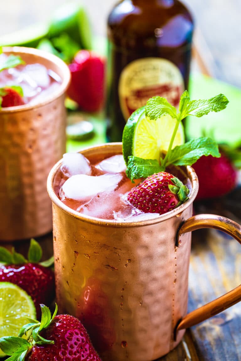 Strawberry Moscow Mule Recipe - Spicy Southern Kitchen