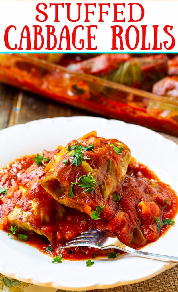 Stuffed Cabbage Rolls Recipe Spicy Southern Kitchen