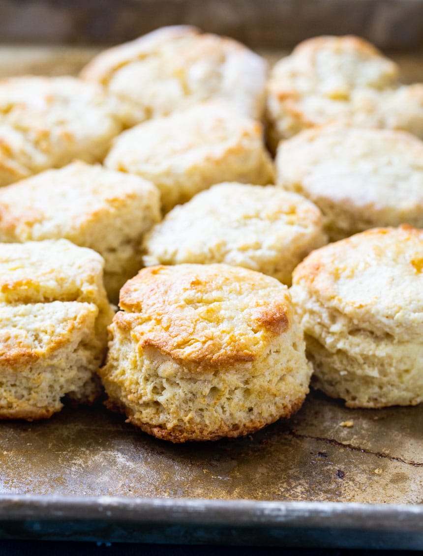 Sweet Little Biscuits on a baking sheet.