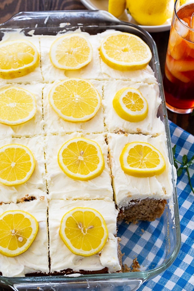 Sweet Tea and Lemonade Cake - Spicy Southern Kitchen