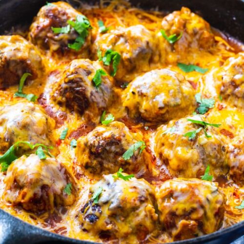 Tex Mex Meatballs - Spicy Southern Kitchen