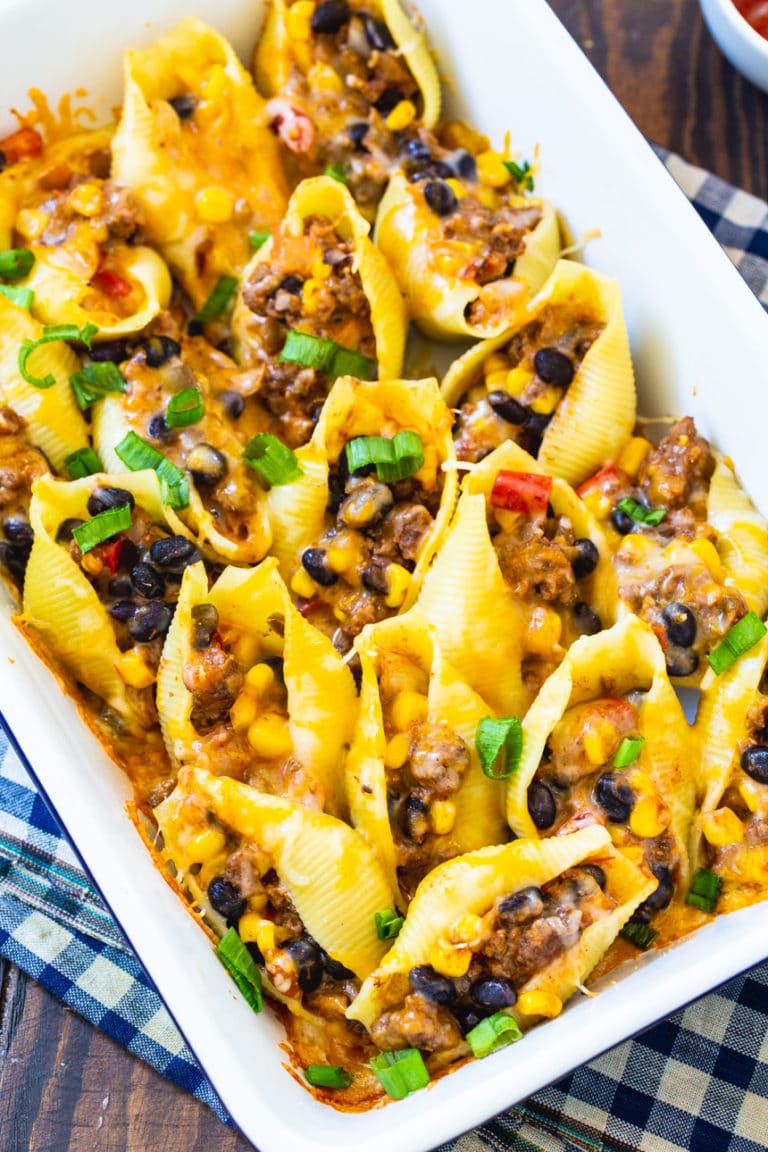 Taco Stuffed Shells Spicy Southern Kitchen