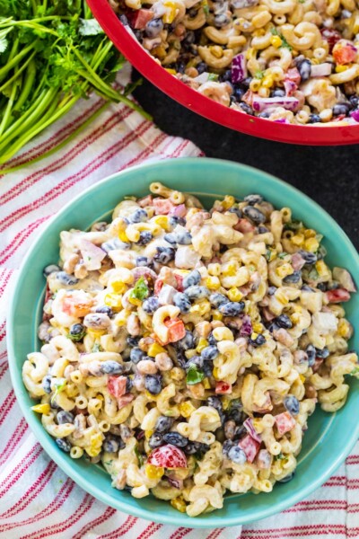 Texas Caviar Pasta Salad - Spicy Southern Kitchen