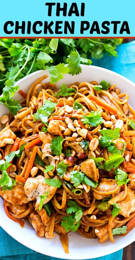 Thai Chicken Pasta - Spicy Southern Kitchen