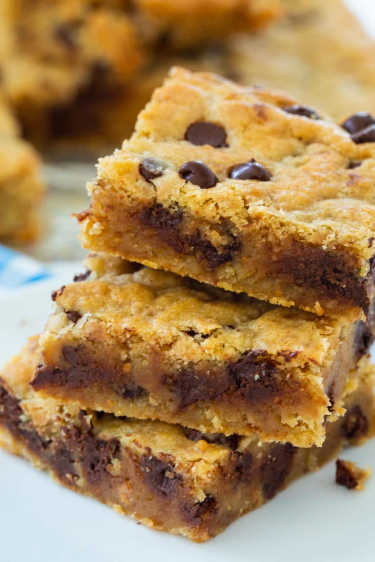 Toffee Chocolate Chip Bars Spicy Southern Kitchen