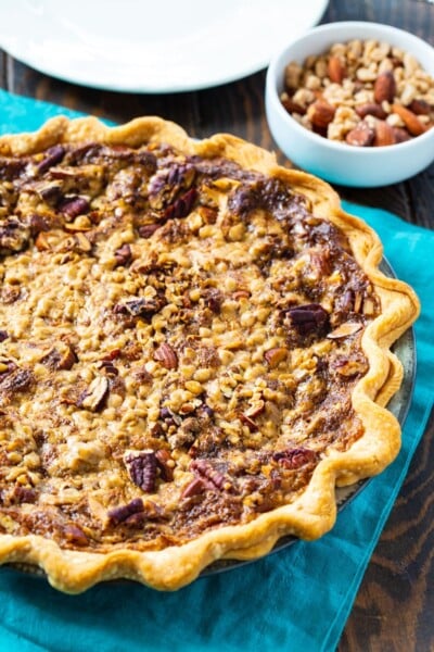 Toffee Nut Pie - Spicy Southern Kitchen