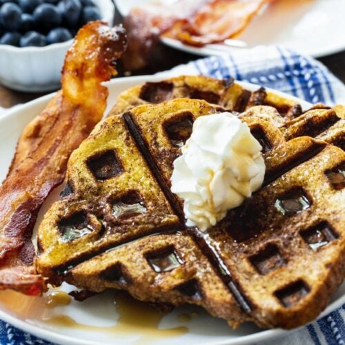 Waffled French Toast - Spicy Southern Kitchen