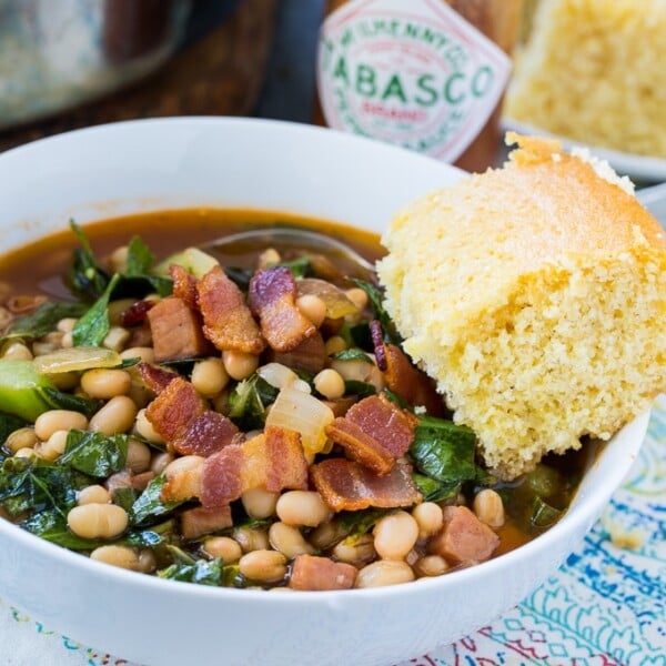 White Bean and Collard Green Soup