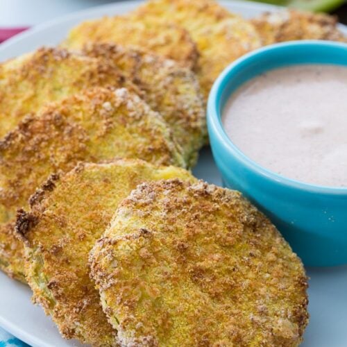 Air Fryer Fried Green Tomatoes - Spicy Southern Kitchen