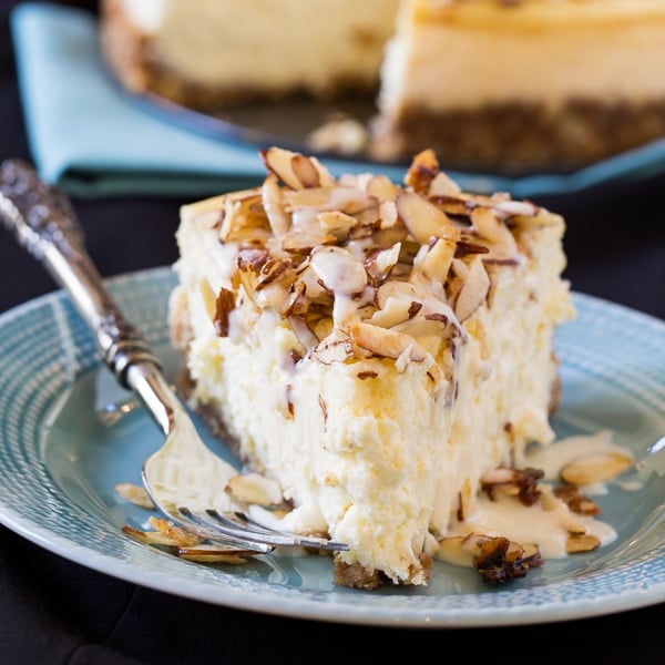 Amaretto Cheesecake - Spicy Southern Kitchen