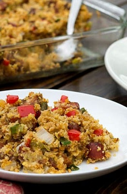 Andouille Sausage and Cornbread Stuffing