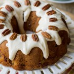Caramel Apple Pound Cake with Cream Cheese Icing