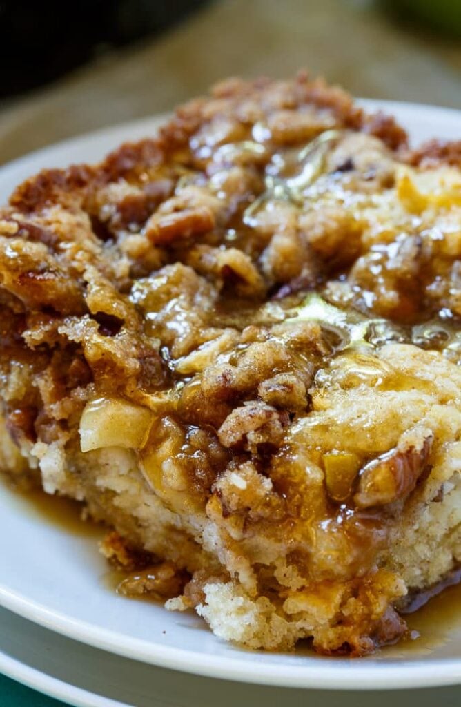 Apple Crisp Coffee Cake - Spicy Southern Kitchen