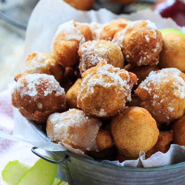 Frisky Apple Fritters with Jack Daniels