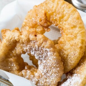 Beer-Battered Apple Rings