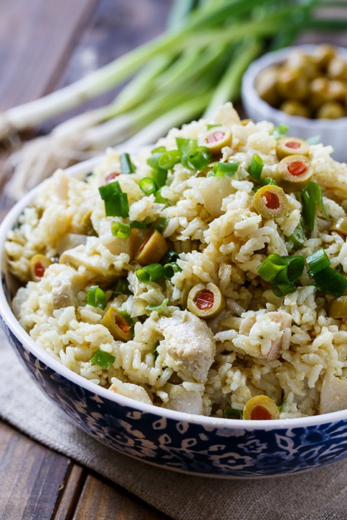 Artichoke-Rice Salad- a cool and creamy side dish flavored with curry powder. Perfect for summer potlucks and picnics.