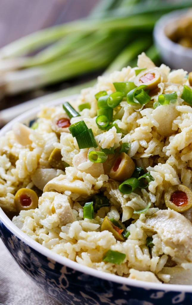 Artichoke-Rice Salad- a cool and creamy side dish flavored with curry powder. Perfect for summer potlucks and picnics.