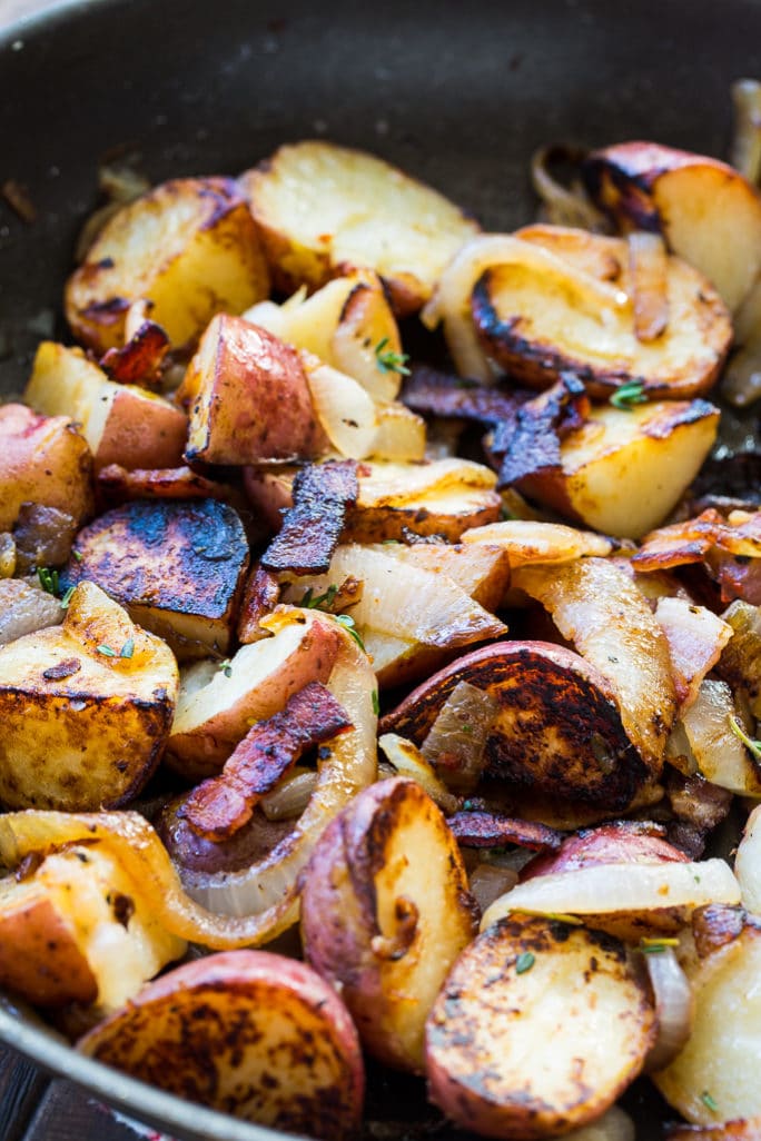 Bacon-Braised Red Potatoes