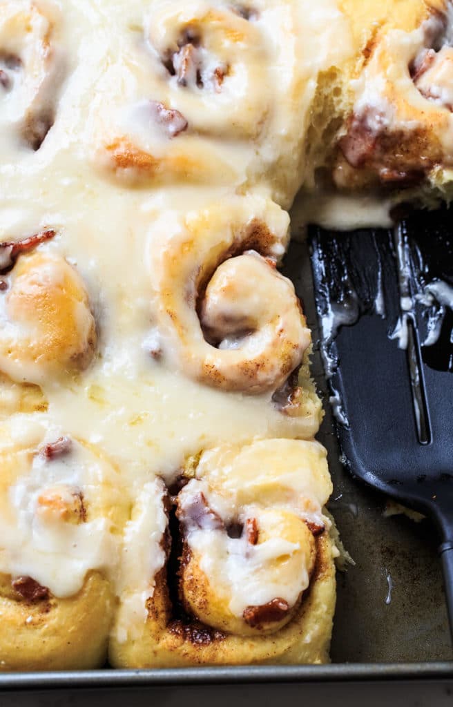 Bacon Cinnamon Rolls - Spicy Southern Kitchen