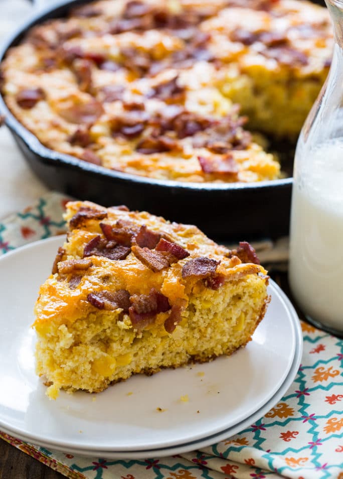 Bacon Cheddar Cornbread