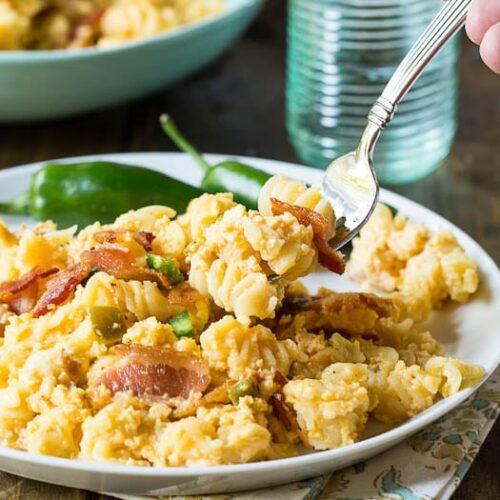 Slow Cooker Bacon Mac and Cheese Spicy Southern Kitchen