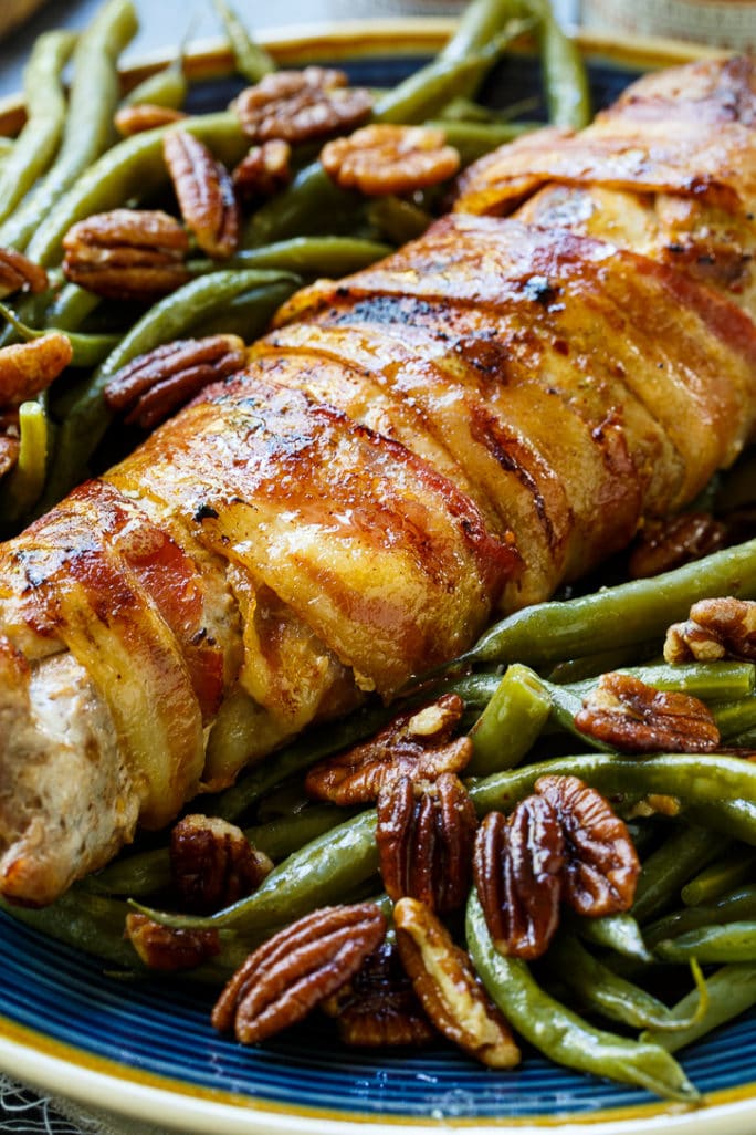 Bacon-Wrapped Pork Tenderloin - Spicy Southern Kitchen