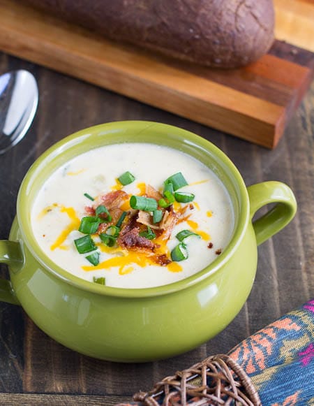 Baked Potato Soup - Spicy Southern Kitchen