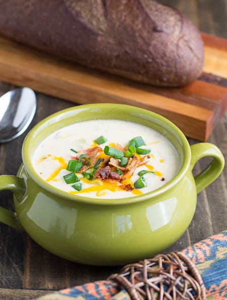 Baked Potato Soup - Spicy Southern Kitchen