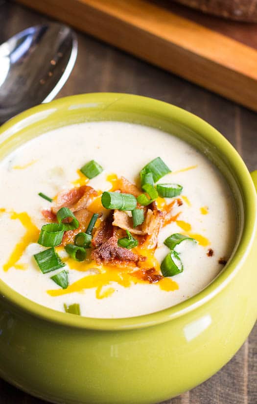 Baked Potato Soup - Spicy Southern Kitchen