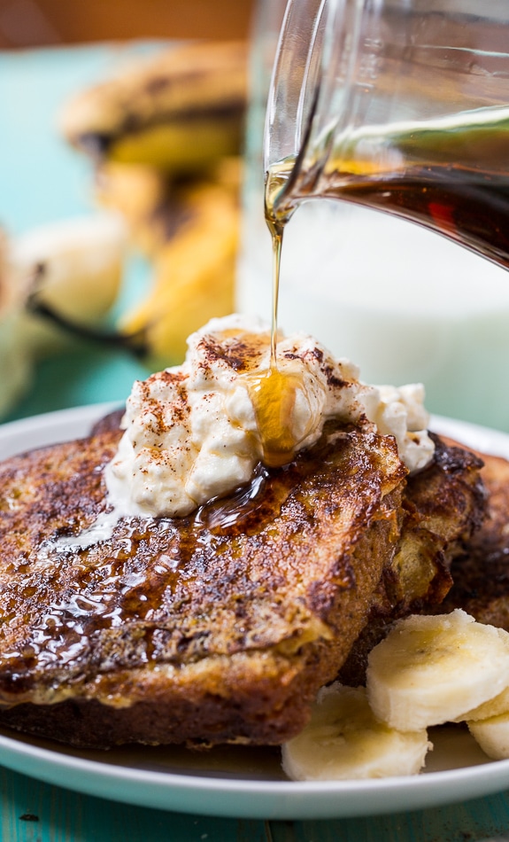 White Chocolate Banana Bread French Toast