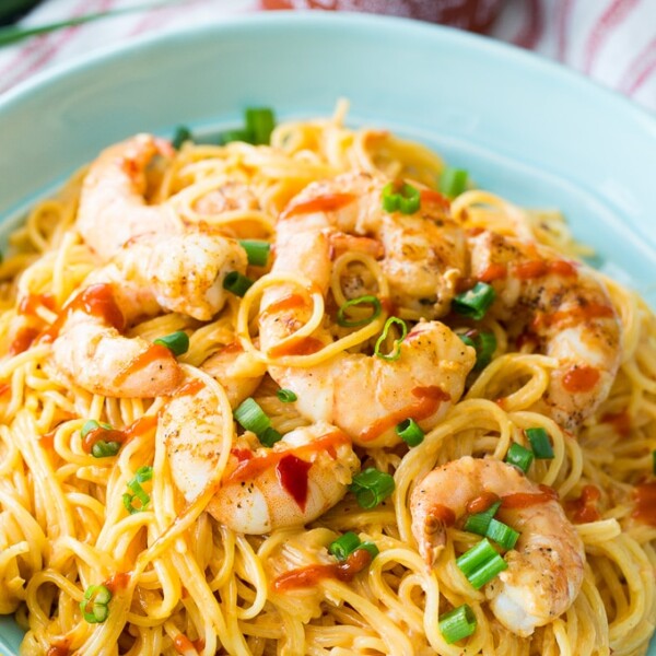 Bang Bang Shrimp Pasta