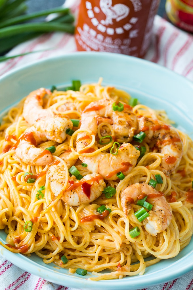 Bang Bang Shrimp Pasta