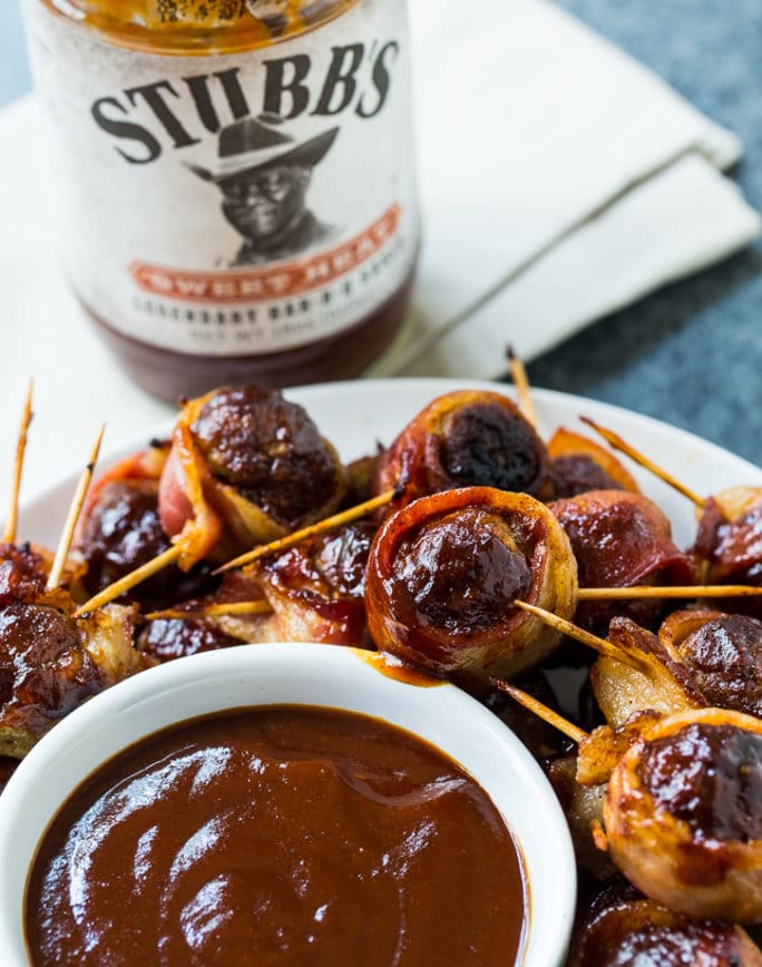 Barbecue Bacon Meatballs - Spicy Southern Kitchen