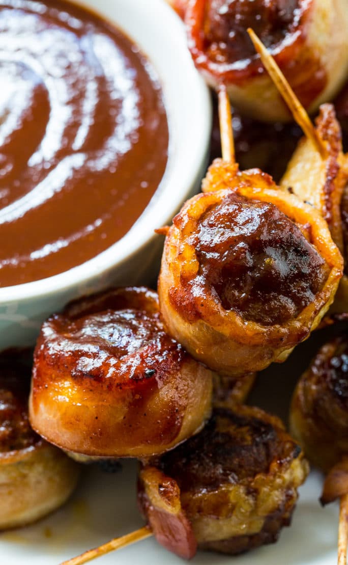 Barbecue Bacon Meatballs Spicy Southern Kitchen