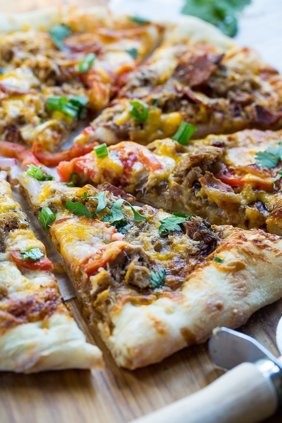 Southern BBQ Pizza with Pulled Pork - Spicy Southern Kitchen