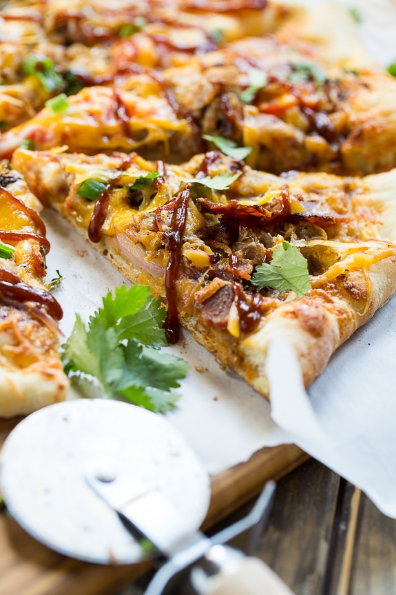 Southern BBQ Pizza with Pulled Pork - Spicy Southern Kitchen