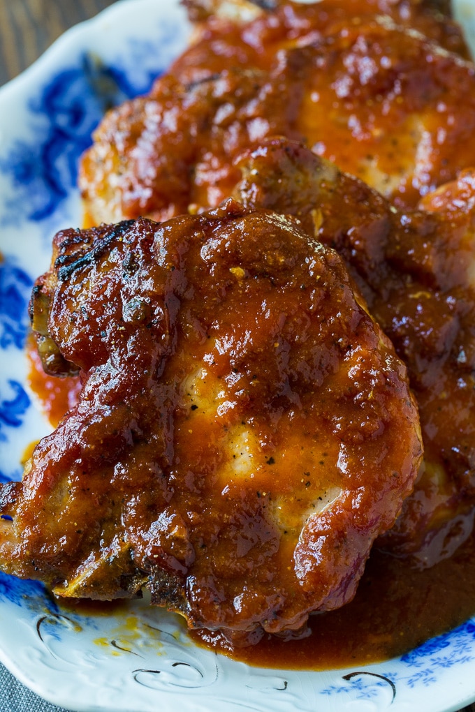 Southern Barbecued Pork Chops