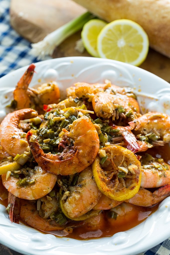 New Orleans-Inspired BBQ Shrimp - Once Upon a Chef