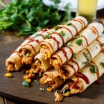 BBQ Chicken Taquitos