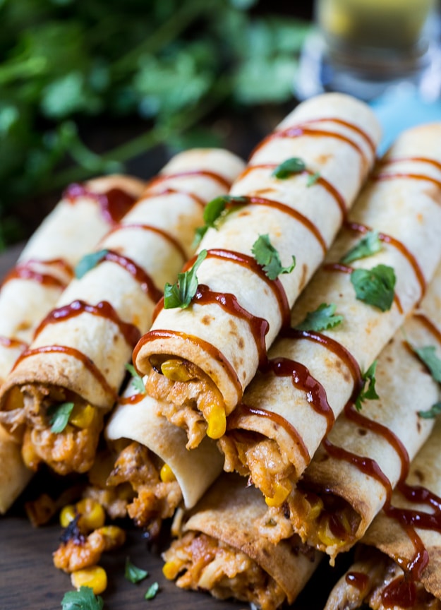 BBQ Chicken Taquitos Spicy Southern Kitchen