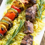 Grilled Beef Kabobs with Lemon and Rosemary