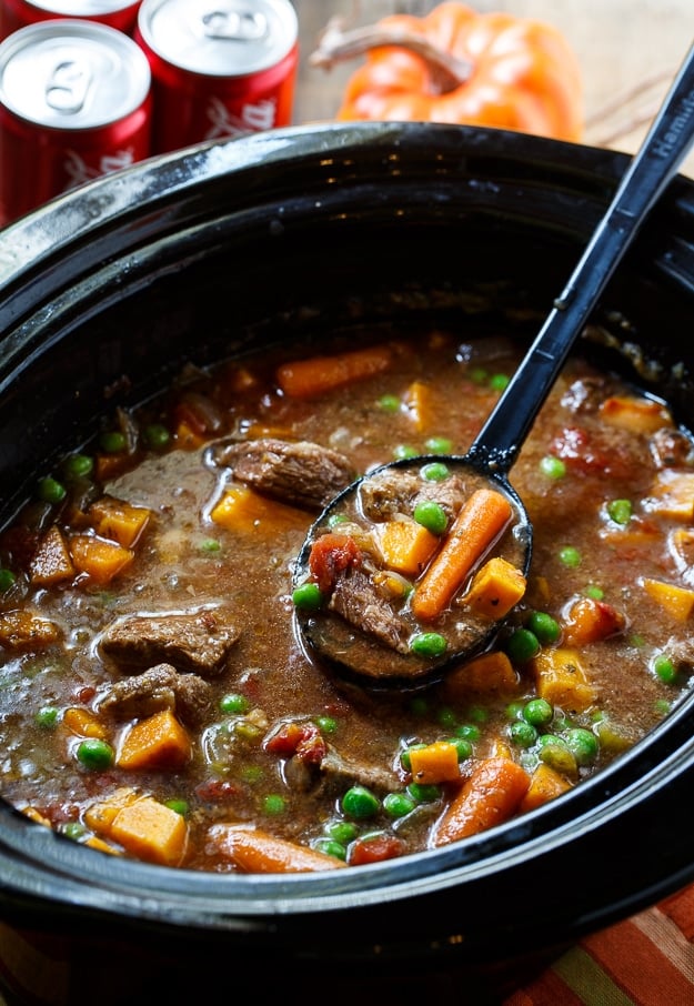 Slow Cooker Beef Stew with Coke® - Spicy Southern Kitchen