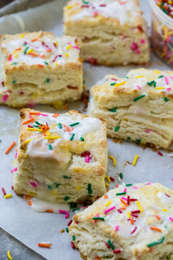 Funfetti Biscuits from scratch