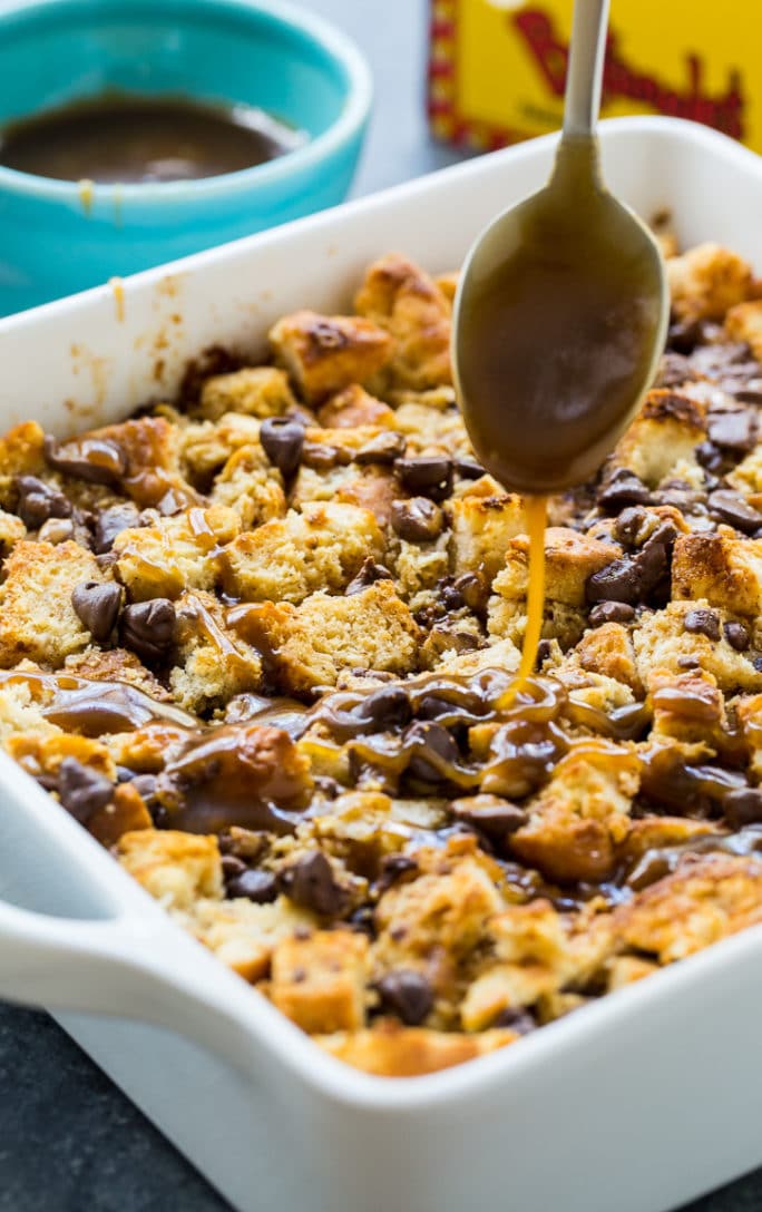 Toffee Biscuit Bread Pudding