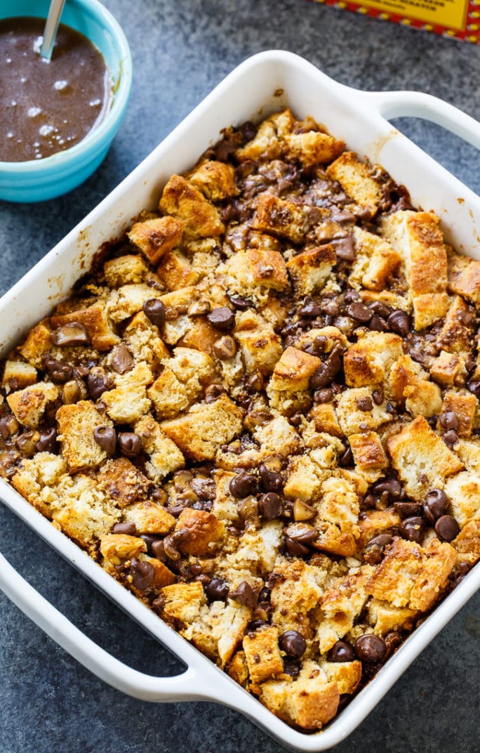 Toffee Biscuit Bread Pudding