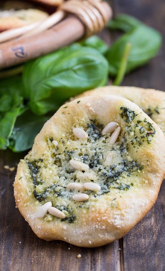 Biscuit Mini Focaccia - made with canned biscuits. So easy!