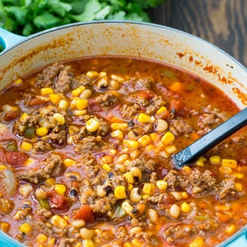 BlackEyed Pea and Sausage Chili Spicy Southern Kitchen