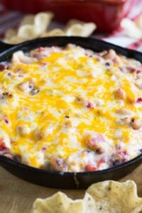 Hot Black-Eyed Pea Dip -perfect for New Year's or football parties.