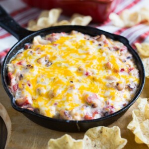 Hot Black-Eyed Pea Dip -perfect for New Year's or football parties.