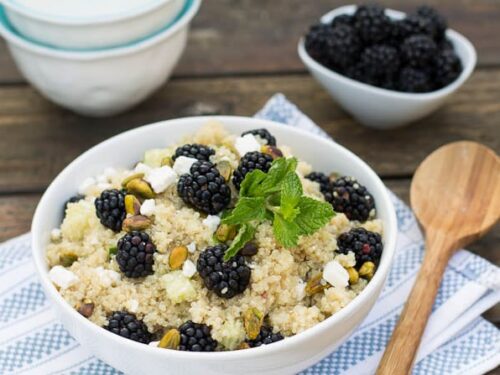 Quinoa Blackberry Salad - Spicy Southern Kitchen